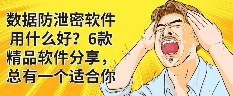 数据防泄密软件用什么好？6款精品软件分享，供你选择！(图1)