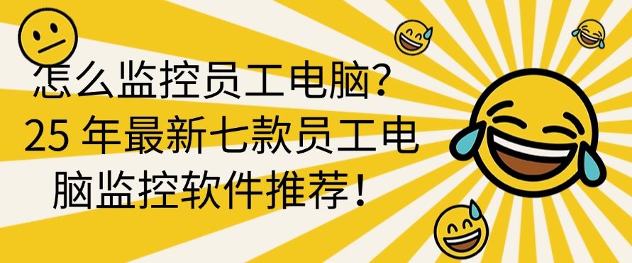 怎么监控员工电脑？25 年最新七款员工电脑监控软件推荐！建议收藏(图1)