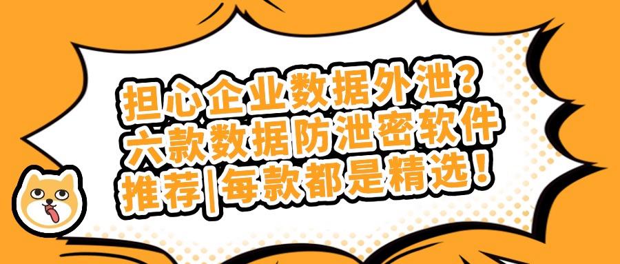 数据防泄密软件有哪些?六款宝藏数据防泄密APP分享(图1) 数据防泄密软件有哪些?六款宝藏数据防泄密APP分享(图1)