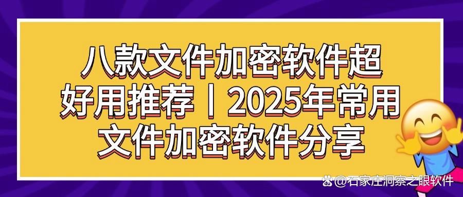 文件加密用什么?八款精选文件加密软件|功能详解!(图1)
