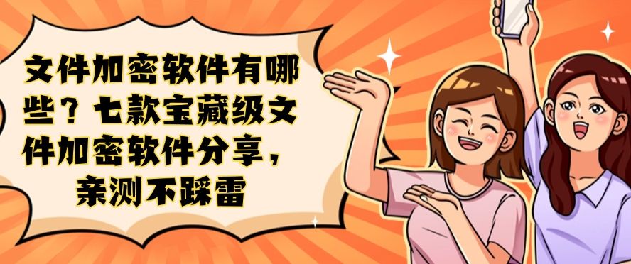 文件加密软件有哪些？七款宝藏级文件加密软件分享，亲测好用！(图1)