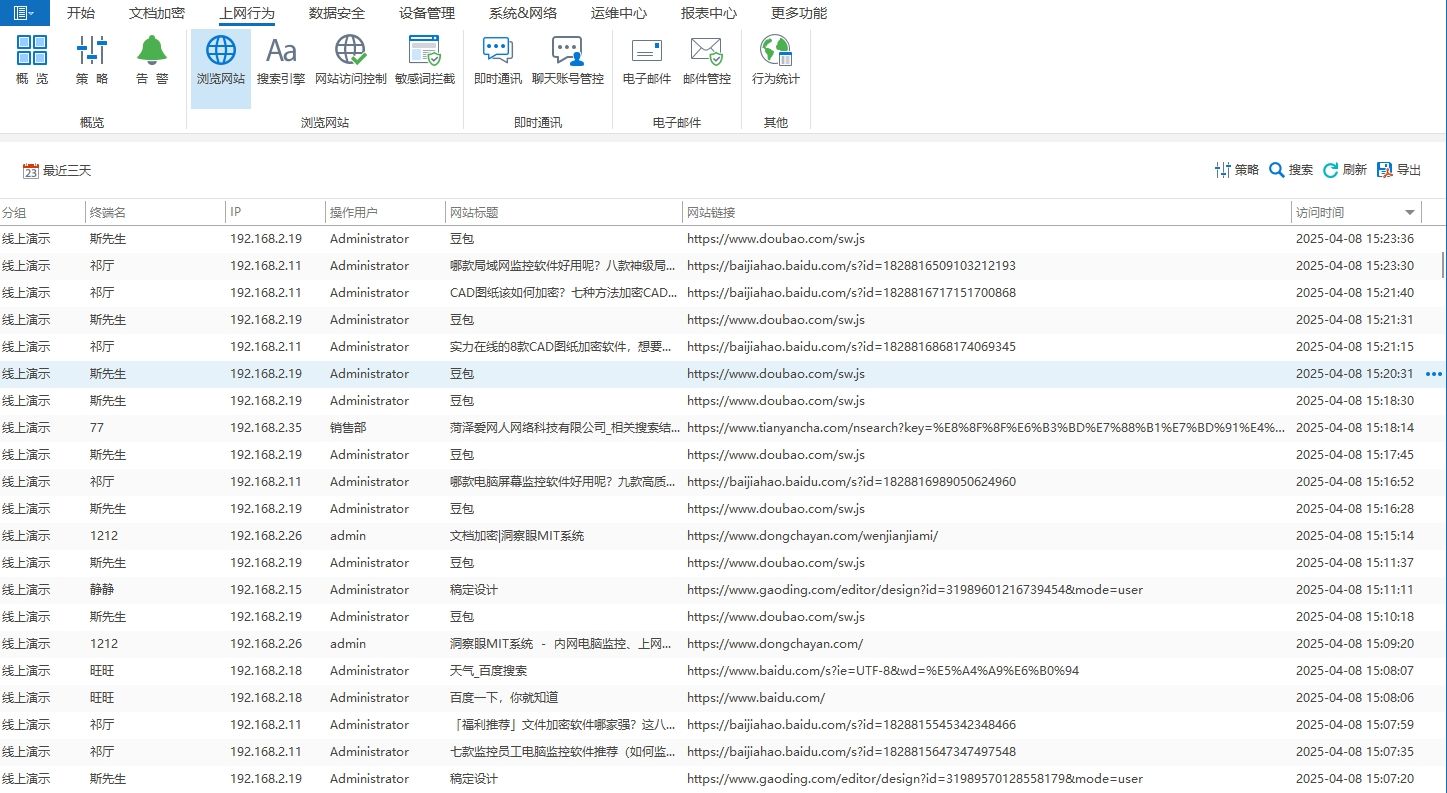 上网行为监控软件哪个好？七款上网行为监控软件最新分享！(图3)
