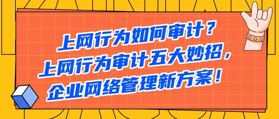 上网行为如何审计?五个实用的上网行为审计技巧分享来了!(图1)