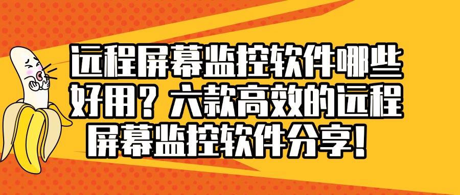 如何进行远程屏幕监控软件?六款宝藏远程屏幕监控软件|2025最新整理!(图1) 如何进行远程屏幕监控软件?六款宝藏远程屏幕监控软件|2025最新整理!(图1)