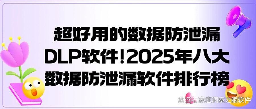 有哪些DLP数据防泄漏软件?八款专业的DLP数据防泄漏软件介绍(图1)