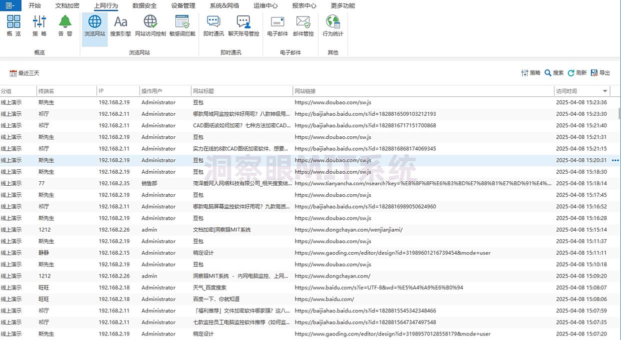 如何监控员工上网行为？五种监控方法，2025年精心整理！(图3)