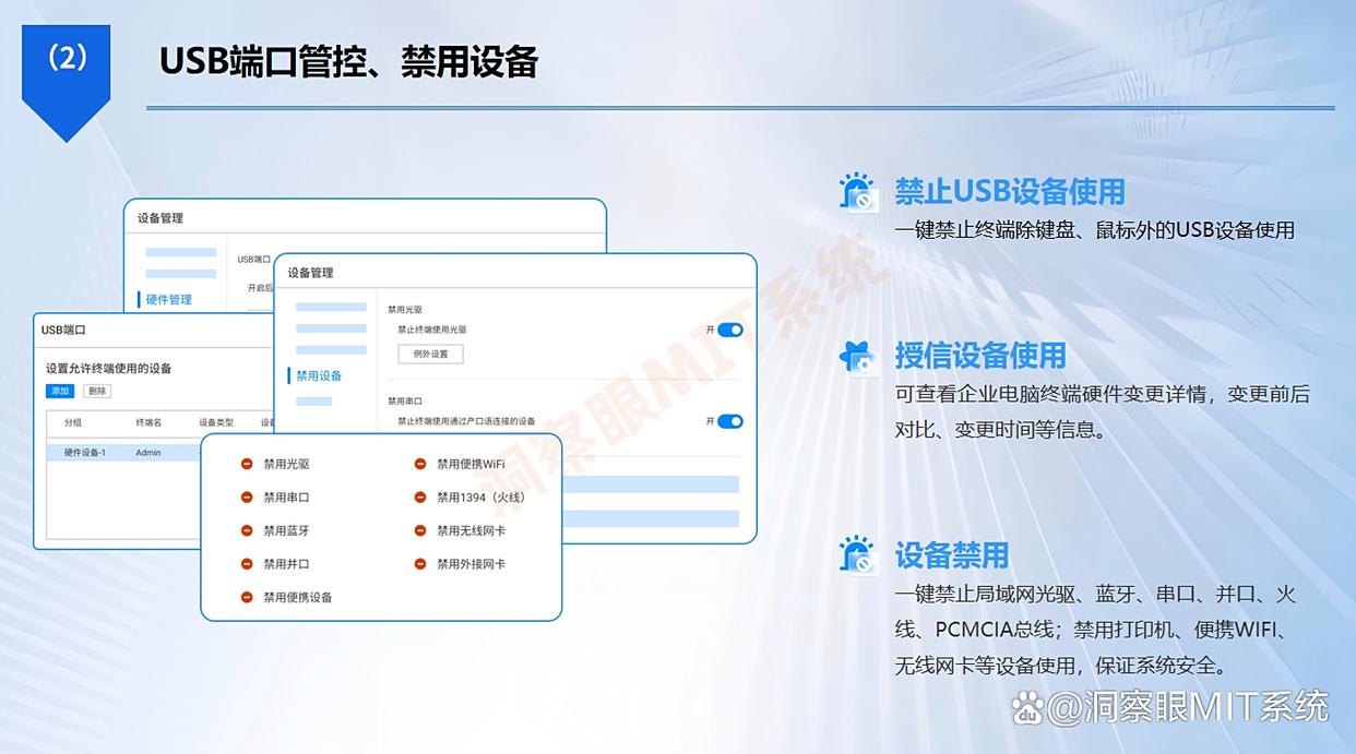 USB接口怎么管控?分享五款USB管控软件,公司必备(图2) USB接口怎么管控?分享五款USB管控软件,公司必备(图2)