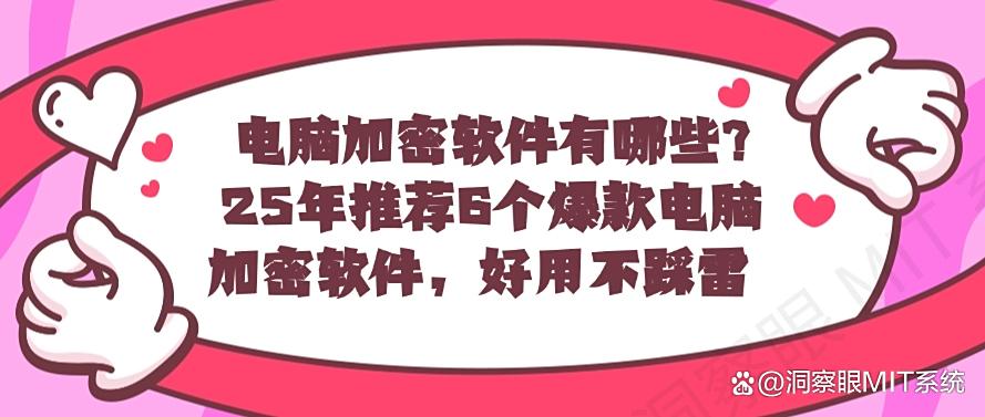 电脑加密软件有哪些？25年推荐6个爆款电脑加密软件，好用码住(图1)