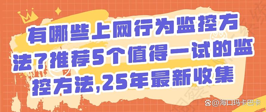 有哪些上网行为监控方法?推荐5个值得一试的监控方法,2025年最新(图1) 有哪些上网行为监控方法?推荐5个值得一试的监控方法,2025年最新(图1)
