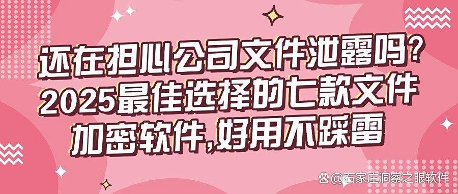 文件加密软件有哪些?推荐这七款软件,25年文件加密新选择(图1)