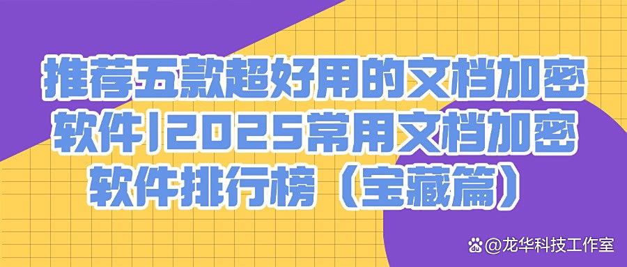 2025精选！五款超级实用的文档加密软件，防范企业文档安全漏洞(图1)