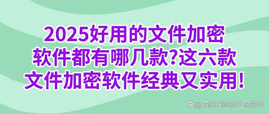 文件加密不求人!2025年最值得尝试的六款文件加密软件!(图1)