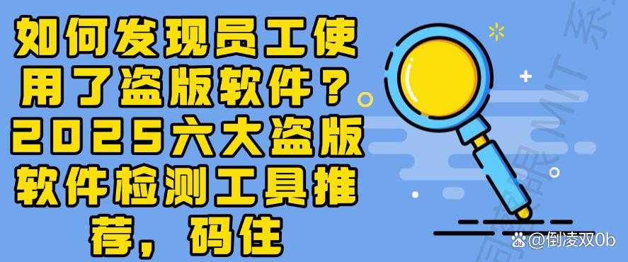 如何发现员工使用了盗版软件？2025六大盗版软件检测工具推荐！(图1)