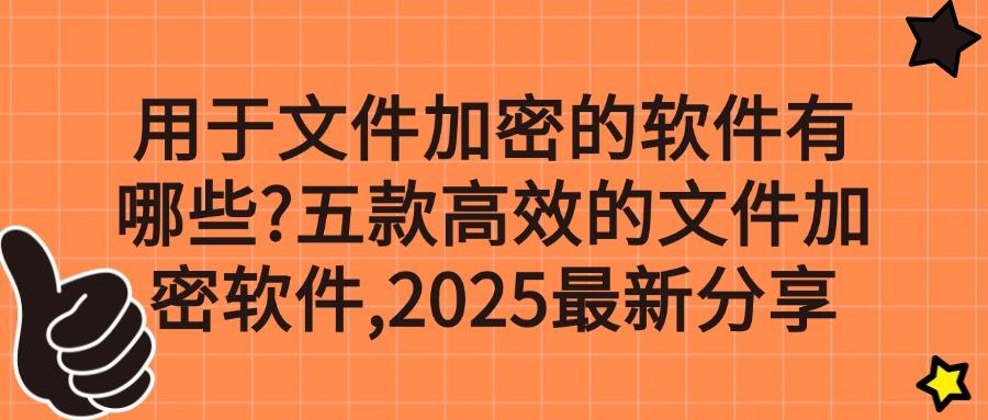 2025最新推荐五款文件加密软件|企业级文件加密软件不容错过!(图1) 2025最新推荐五款文件加密软件|企业级文件加密软件不容错过!(图1)