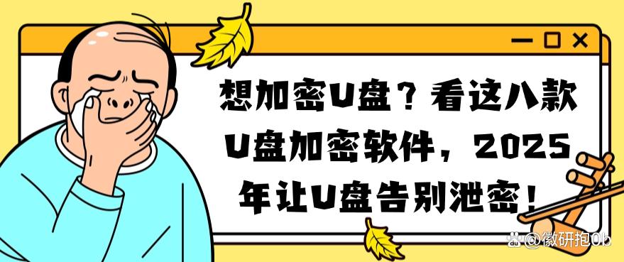 想加密U盘？看这八款U盘加密软件，2025年让U盘告别泄密！码住啦(图1)