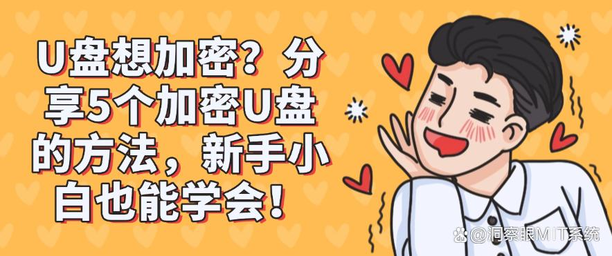 U盘想加密?分享5个加密U盘的方法,小白也能学会!(图1) U盘想加密?分享5个加密U盘的方法,小白也能学会!(图1)