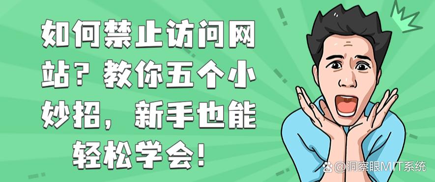 如何禁止访问网站?教你五个小妙招,新手也能轻松学会!(图1) 如何禁止访问网站?教你五个小妙招,新手也能轻松学会!(图1)