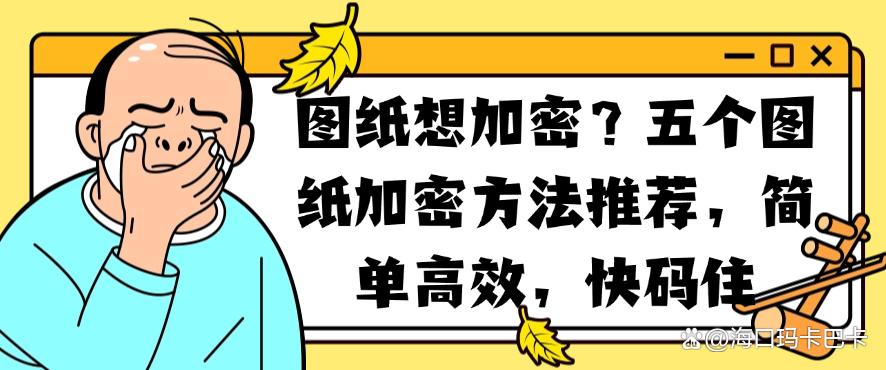 图纸想加密?五个图纸加密方法推荐,简单高效!(图1) 图纸想加密?五个图纸加密方法推荐,简单高效!(图1)
