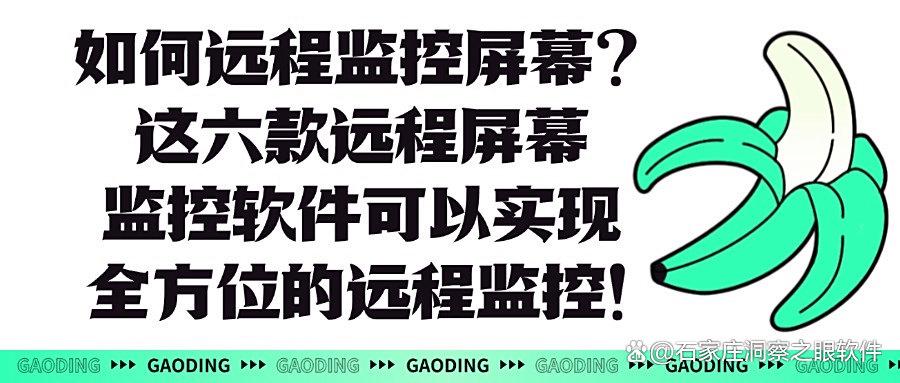 远程屏幕监控软件有哪些？推荐六款远程屏幕监控软件丨2025软件集合(图1)