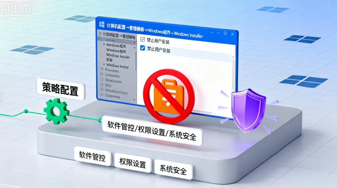 如何禁止电脑安装某些软件?简单四招教给你,一键禁止软件安装!(图6) 如何禁止电脑安装某些软件?简单四招教给你,一键禁止软件安装!(图6)