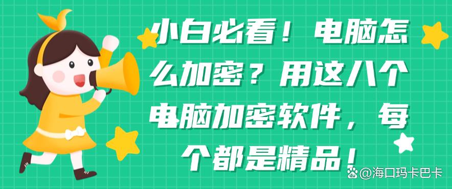 小白必看!电脑怎么加密?用这八个电脑加密软件,每个都好用!(图1) 小白必看!电脑怎么加密?用这八个电脑加密软件,每个都好用!(图1)