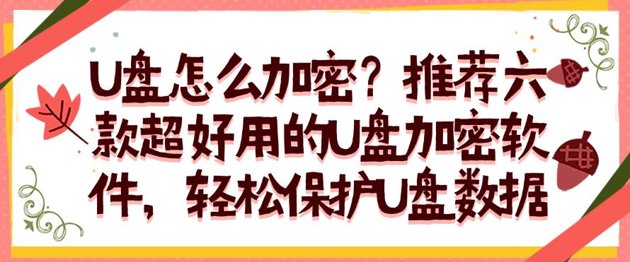 U盘怎么加密?推荐六款超好用的U盘加密软件,轻松保护U盘(图1) U盘怎么加密?推荐六款超好用的U盘加密软件,轻松保护U盘(图1)