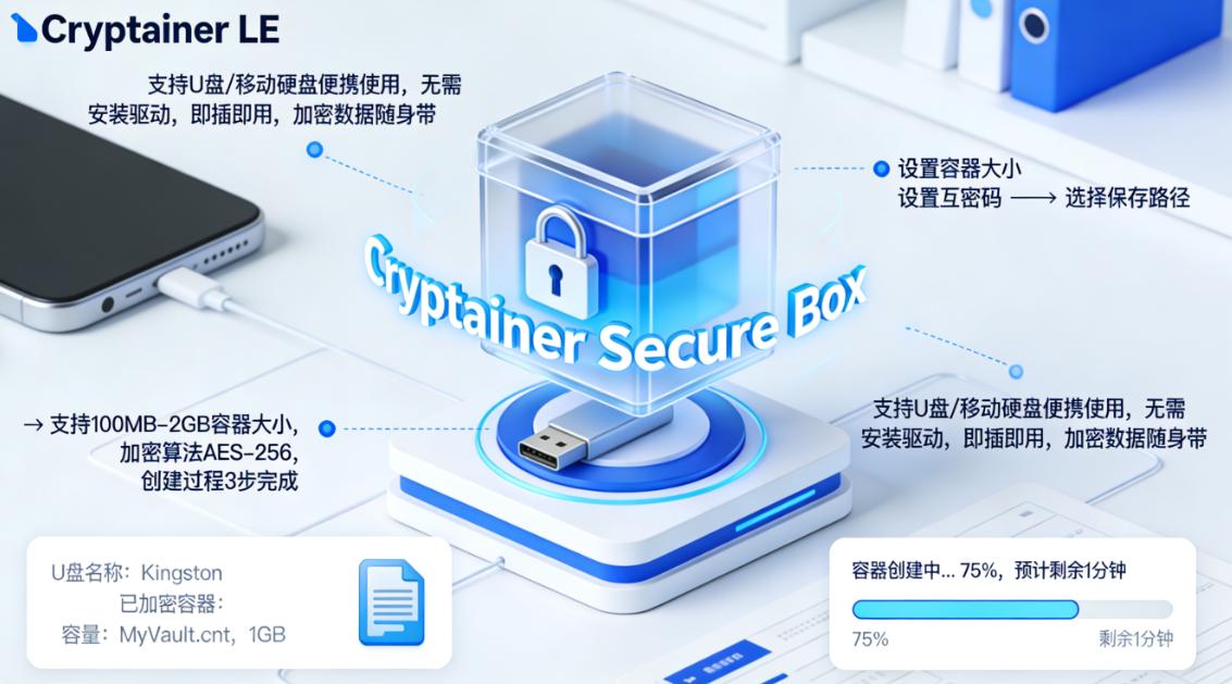 想加密U盘?推荐七款25年亲测的U盘加密软件,每个都是精选!(图9) 想加密U盘?推荐七款25年亲测的U盘加密软件,每个都是精选!(图9)