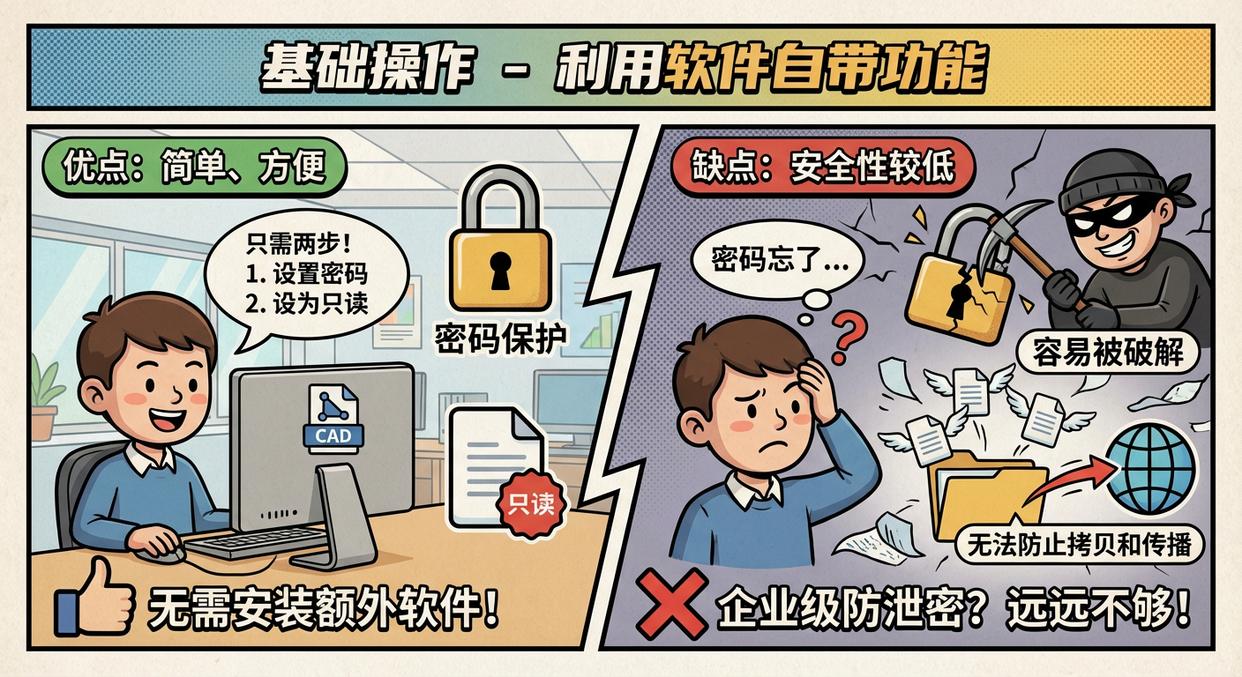 想加密图纸?如何加?五个图纸加密方法分享,守护图纸安全!(图2) 想加密图纸?如何加?五个图纸加密方法分享,守护图纸安全!(图2)