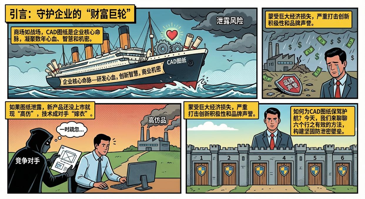 如何防止CAD图纸泄密?教你六个防止CAD图纸泄密的方法,码住学起来(图1) 如何防止CAD图纸泄密?教你六个防止CAD图纸泄密的方法,码住学起来(图1)