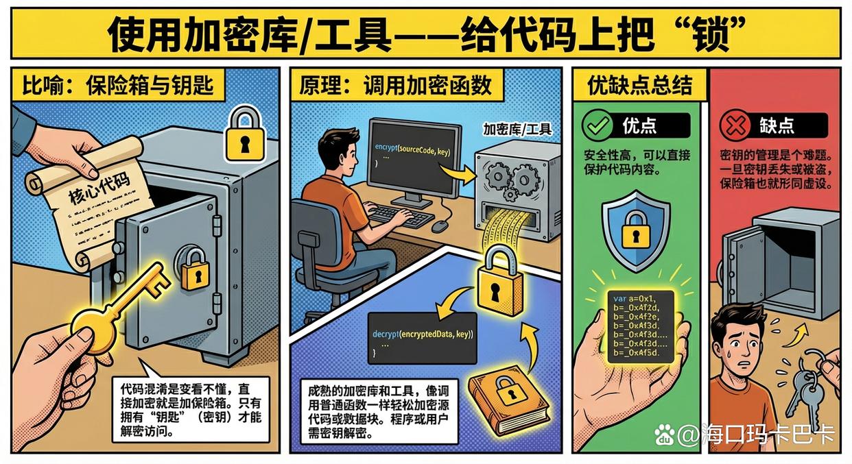 源代码不会加密?教你六个源代码加密方法,码住学起来(图3) 源代码不会加密?教你六个源代码加密方法,码住学起来(图3)