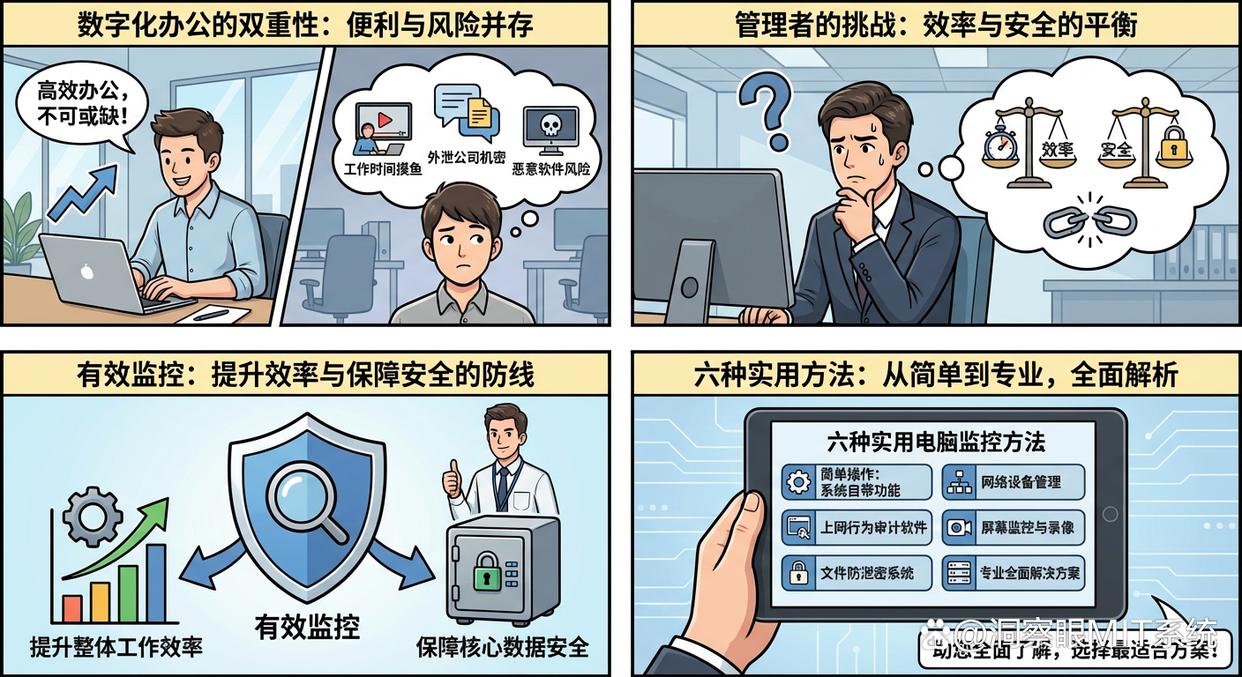 如何有效进行电脑监控?六大实用的电脑监控方法,轻松监控电脑(图1) 如何有效进行电脑监控?六大实用的电脑监控方法,轻松监控电脑(图1)