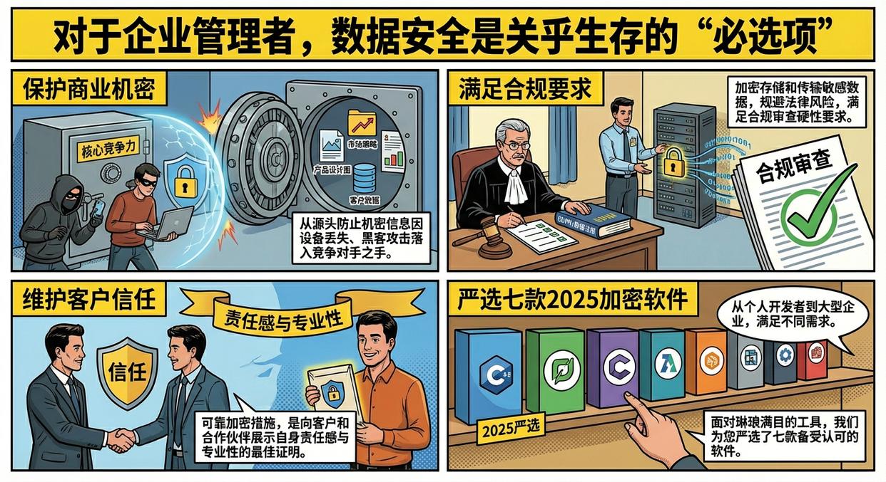 电脑怎么加密?总结七款靠谱的电脑加密软件,2025年严选(图1) 电脑怎么加密?总结七款靠谱的电脑加密软件,2025年严选(图1)