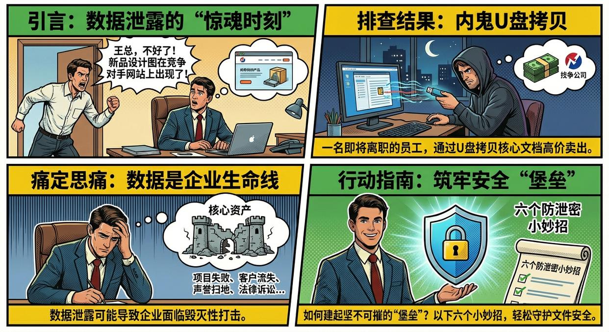 如何防止文件泄密?推荐六个防止文件泄密的小妙招,保护文件安全(图1) 如何防止文件泄密?推荐六个防止文件泄密的小妙招,保护文件安全(图1)