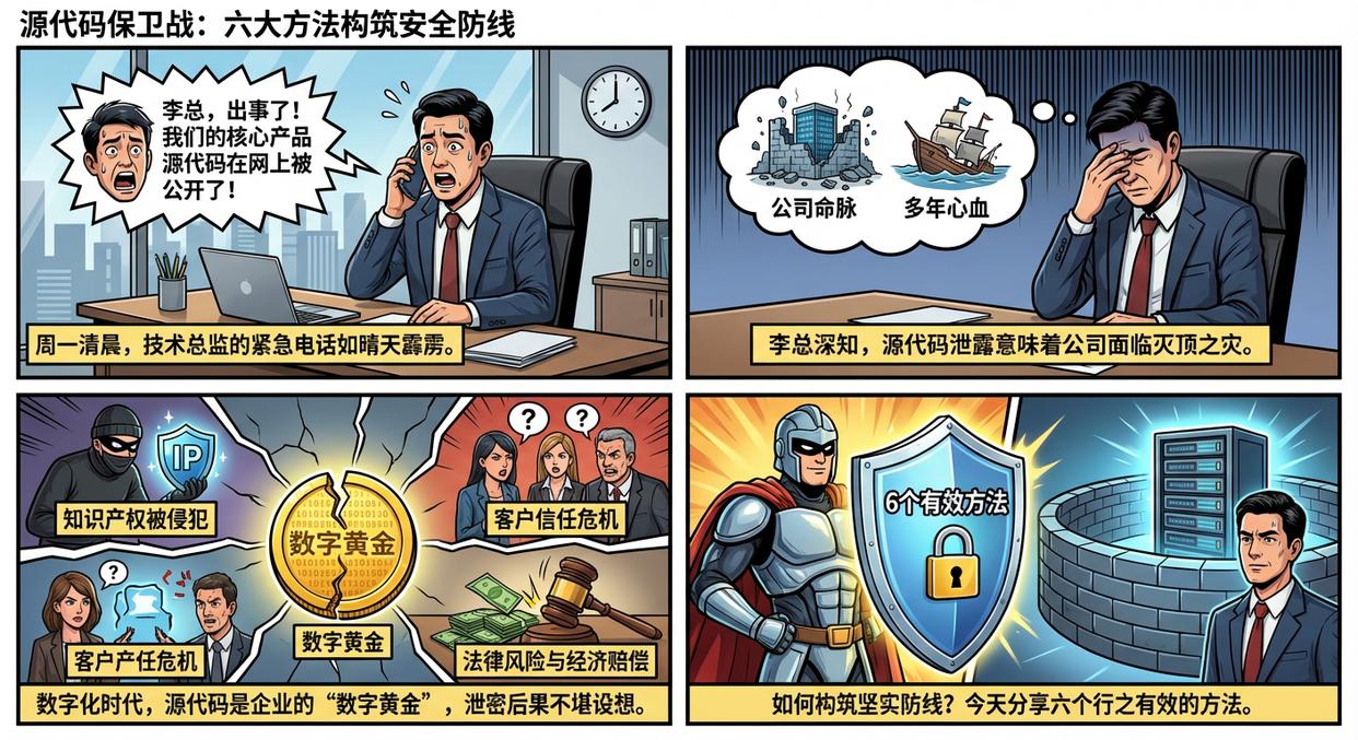 害怕源代码泄密?六个防止源代码泄密的方法分享,保护代码安全(图1) 害怕源代码泄密?六个防止源代码泄密的方法分享,保护代码安全(图1)