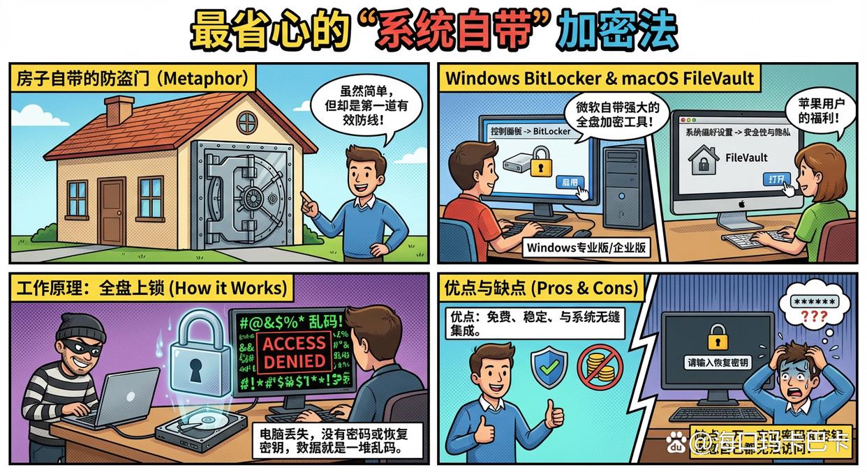 电脑加密怎么设置?6个电脑加密方法教给你,一键加密电脑!(图2) 电脑加密怎么设置?6个电脑加密方法教给你,一键加密电脑!(图2)