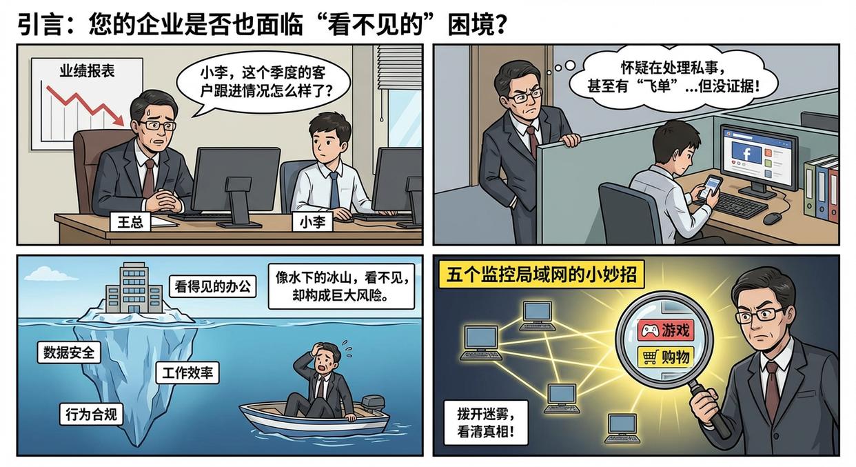 局域网内如何监控?五种能监控局域网的小妙招教给你,轻松监控局域网(图1) 局域网内如何监控?五种能监控局域网的小妙招教给你,轻松监控局域网(图1)