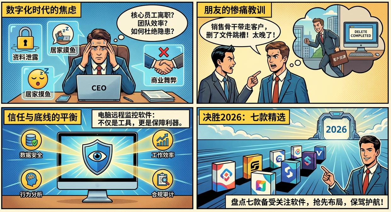 电脑远程监控软件有哪几款?七款电脑远程监控软件推荐,26年最新(图1) 电脑远程监控软件有哪几款?七款电脑远程监控软件推荐,26年最新(图1)