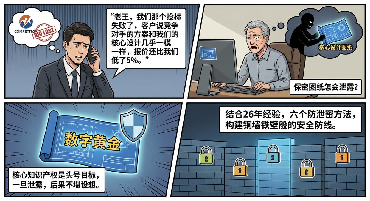 怎么防止图纸泄密?图纸防泄密的六个方法,26年最新(图1) 怎么防止图纸泄密?图纸防泄密的六个方法,26年最新(图1)