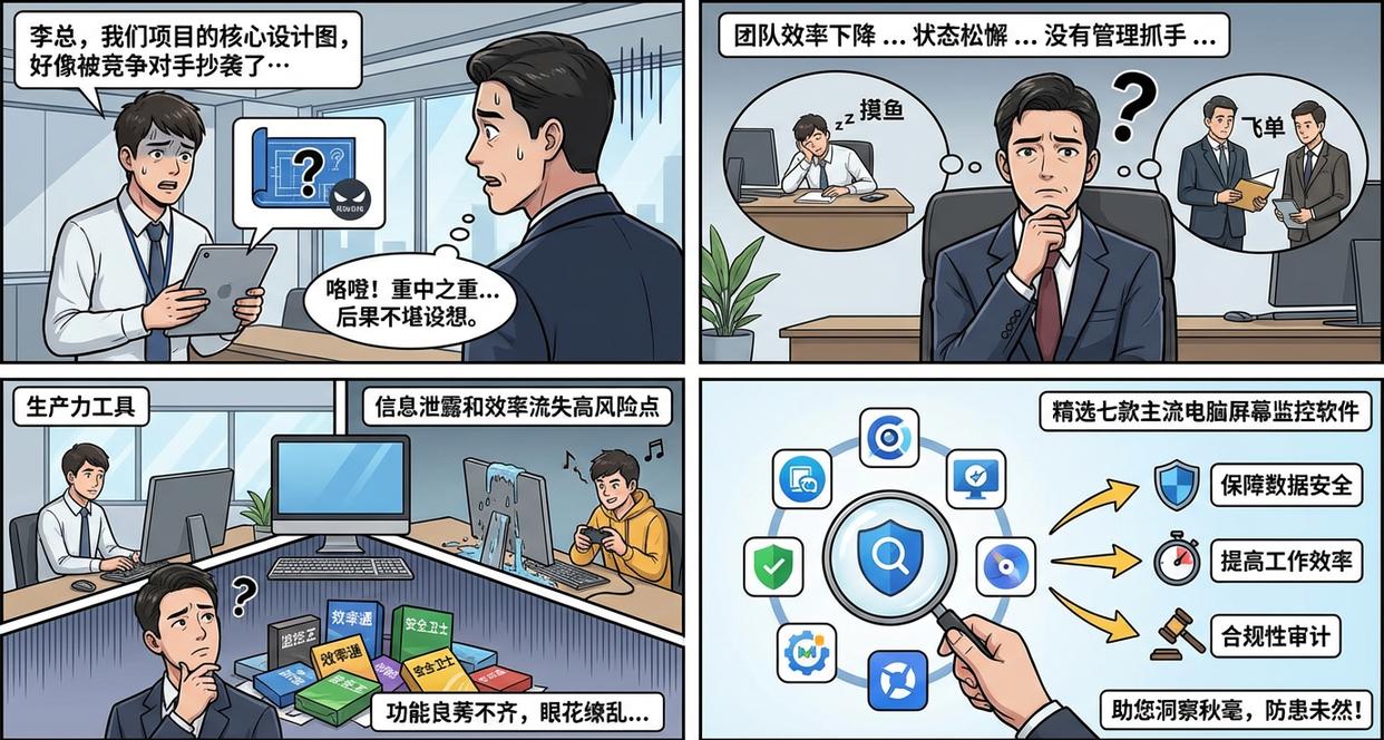 电脑屏幕怎么监控?分享七款超详细的电脑屏幕监控软件,码住(图1) 电脑屏幕怎么监控?分享七款超详细的电脑屏幕监控软件,码住(图1)