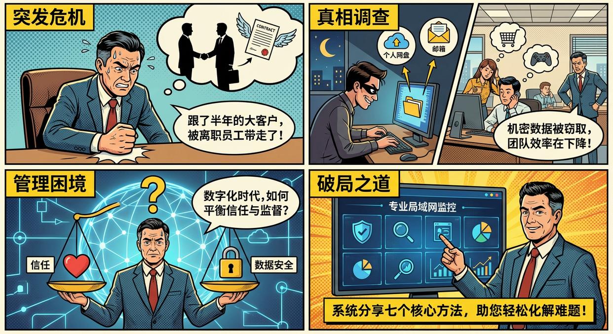 局域网怎么监控?七个监控局域网的方法分享,全方面监控局域网(图1) 局域网怎么监控?七个监控局域网的方法分享,全方面监控局域网(图1)