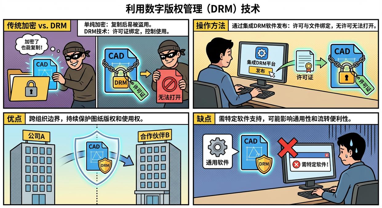 你的CAD图纸,正在“裸奔”吗?5个绝招,保护CAD图纸安全(图7) 你的CAD图纸,正在“裸奔”吗?5个绝招,保护CAD图纸安全(图7)