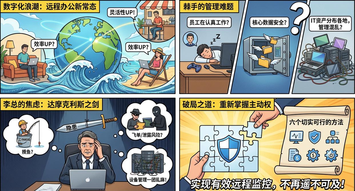 想远程监控电脑？教你六个远程监控的方法，实时远程监控电脑(图1)