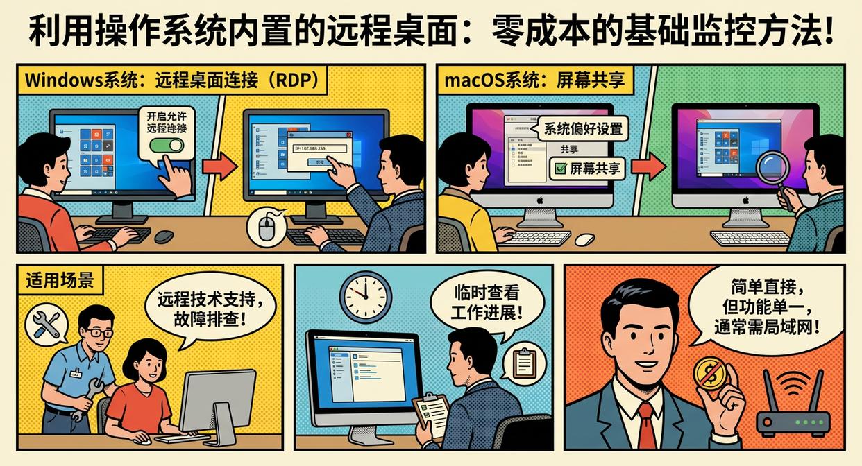 想远程监控电脑？教你六个远程监控的方法，实时远程监控电脑(图2)