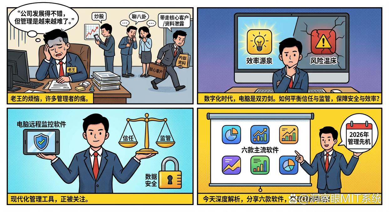 电脑如何远程监控？六款电脑远程监控软件分享，2026最新(图1)