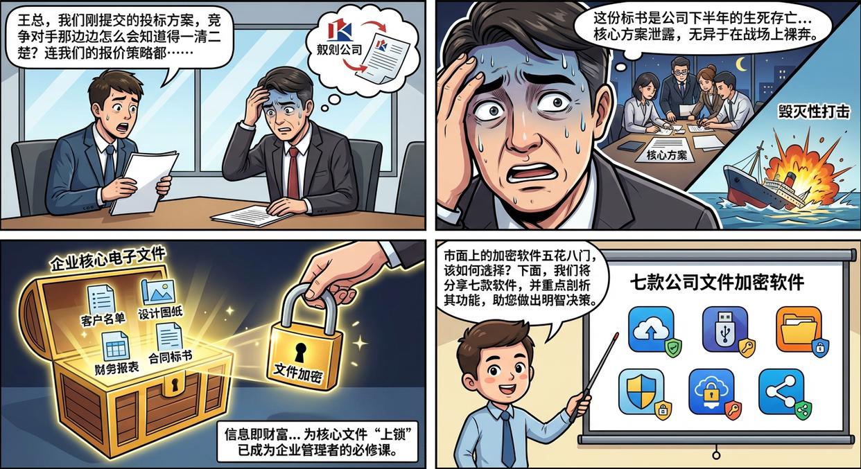 公司文件加密软件有哪些？七款常用的公司文件加密软件分享，老板们不要错过(图1)