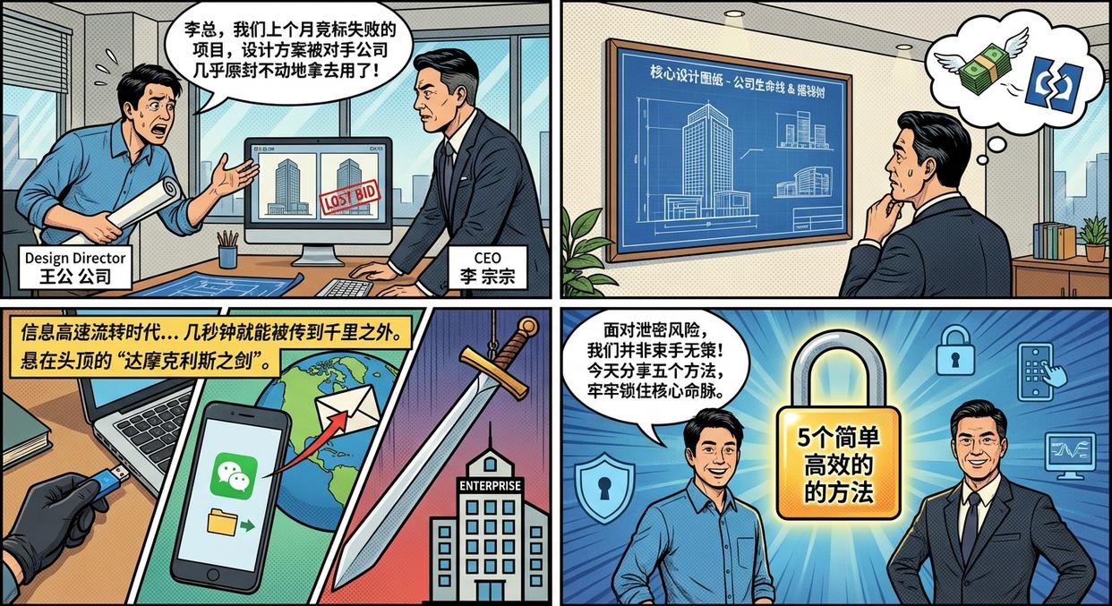 图纸泄密怎么办？分享五个防止图纸泄密的方法，简单好用！(图1)