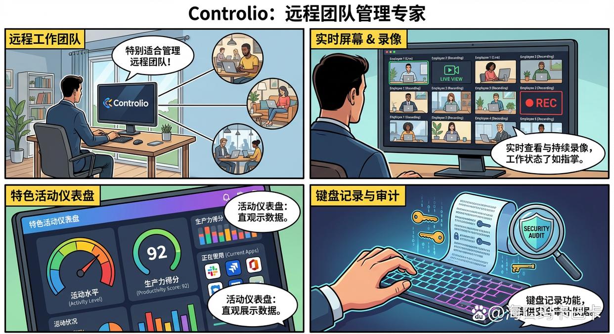 电脑屏幕监控软件有哪些?七款实用的电脑屏幕监控软件,一定要码住(图9) 电脑屏幕监控软件有哪些?七款实用的电脑屏幕监控软件,一定要码住(图9)