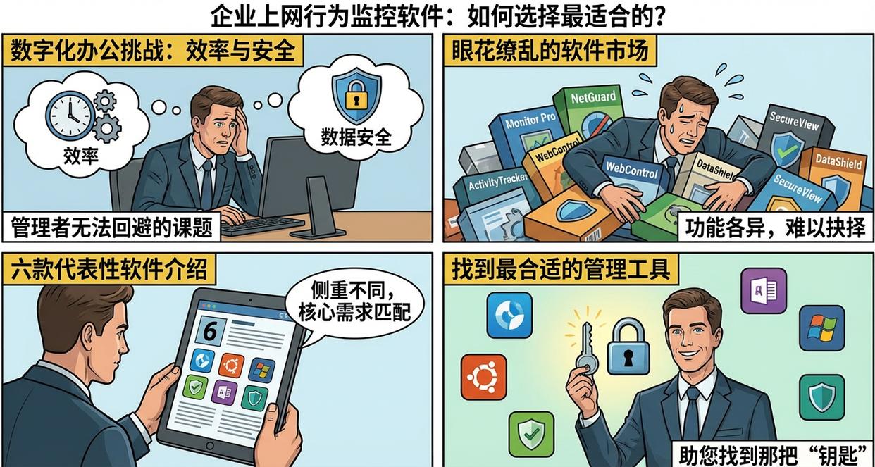 监控员工上网行为的软件有哪些?六款主流上网行为监控软件盘点,你适合哪个?(图1) 监控员工上网行为的软件有哪些?六款主流上网行为监控软件盘点,你适合哪个?(图1)