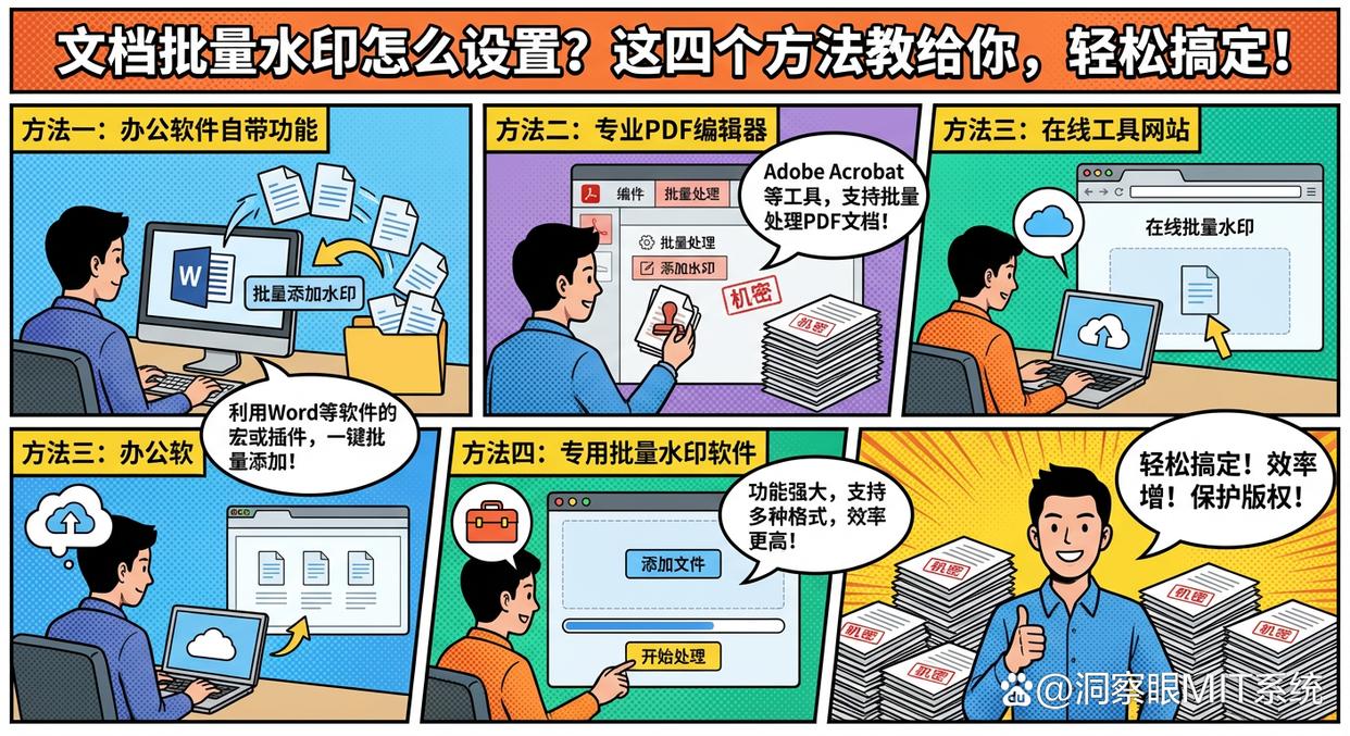 文档批量水印怎么设置?这四个设置水印的方法教给你,简单好学(图1) 文档批量水印怎么设置?这四个设置水印的方法教给你,简单好学(图1)