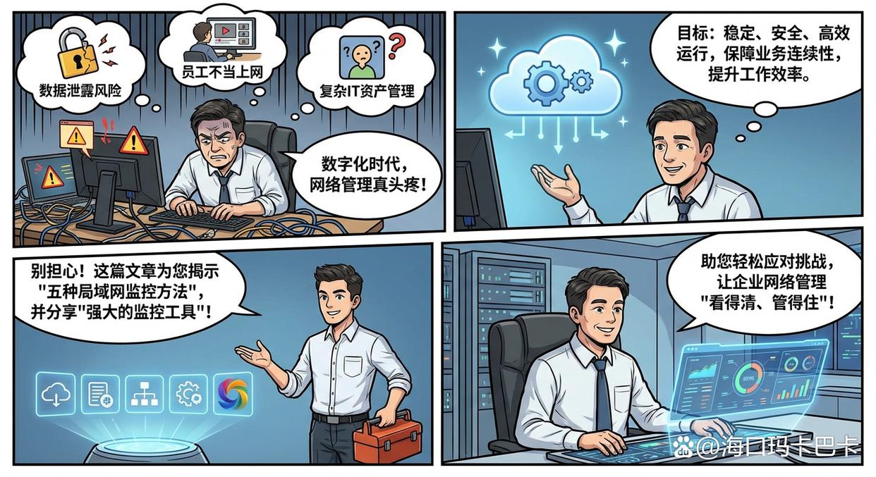 公司局域网监控方法有哪些？教你五个有效解决方法，抓紧码住(图1)